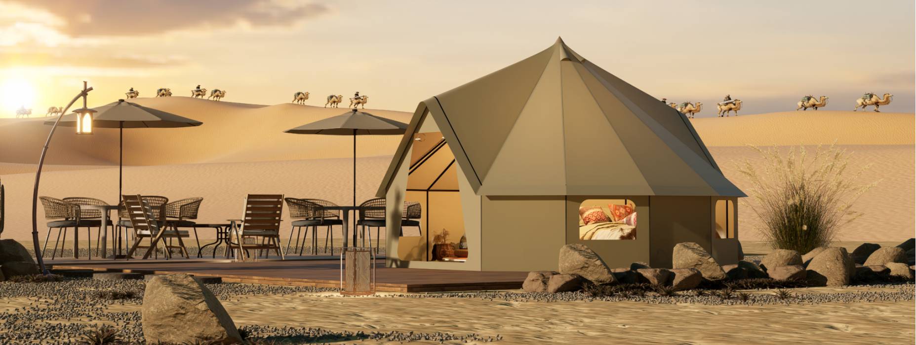 寻甸露营酒店帐篷产品